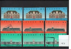 Canada - (97) -1988 - $1 $2 & $5 values - 3 of each - used - SG cat £15 - Picture 1 of 1