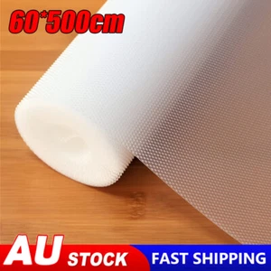 5M Non-Slip Draw Mat Shelf Liner Cabinet Storage Pad Kitchen Cupboard Drawer Mat - Picture 1 of 14