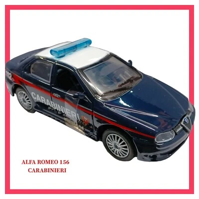 Modellino auto Alfa Romeo 156 Carabinieri modellini scala 1:32 modellismo 1 32 - Immagine 1 di 4
