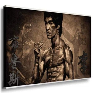 Brüs Li Leinwandbild AK Art Bilder Mehrfarbig Wandbild Kunstdruck Wanddeko XXL - Bild 1 von 1