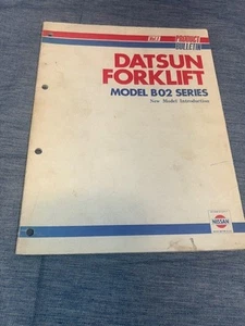Datsun Modell BO2 Serie OEM NEUES MODELL EINFÜHRUNG Spezifikationen, Drehmomente, Kapazitäten - Bild 1 von 8