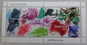 AUSTRIA 2025 CULTURE Art. Paintings. Rudi Molacek's Midmorning - S/S MNH - Picture 1 of 1