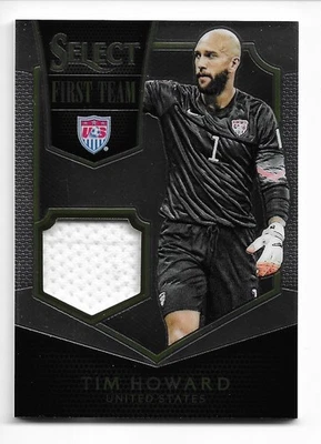 蒂姆·霍华德 2015-16 帕尼尼精选足球球衣 33/199 美国第一队 SP — 第 1/2 张图片