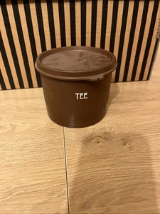 Tupperware Tee Dose braun 500 ml Tee Behälter - Bild 1 von 2