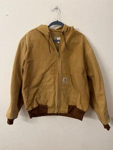 Carhartt giacca uomo in tela con cappuccio XL cappotto regolare giacca - Foto 1 di 11