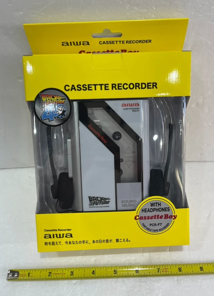 Back To The Future 40th Don Quixote Limited Portable Cassette Player aiwa Japan
