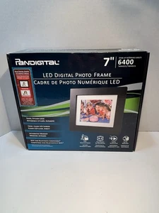 Pandigital 7in Digital Photo Frame Stores Up To 6400 Images NEW Sealed LED - Picture 1 of 15