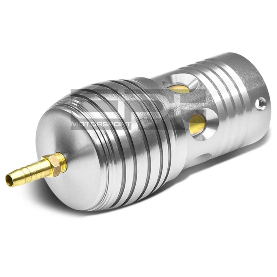 VÁLVULA DE SOPLADO DE ALUMINIO AJUSTABLE TURBO BOV PLATEADO ESTILO H-RFL 0-30 PSI BOOST Foto 1 de 1