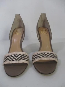 Sandalias de salón VC Vince Camuto FIRMA ADRIANI WEDGE 6,5 NUEVAS SIN CAJA 295 TAUPE IRG - Imagen 1 de 6