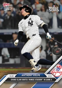 *¡SE ENVÍA AHORA!* Tarjeta Anthony Volpe 2024 MLB Topps AHORA 874 Grand Slam WS NY Yankees - Imagen 1 de 1