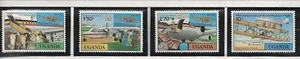 UGANDA Sc 211-4+258-61+214a+261a NH REGULAR+OVPR SETS+S/S of 1978 - AVIATION - Picture 1 of 3
