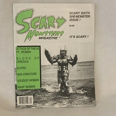 SCARY MONSTERS Magazine# 6  -    Sharp book !  SHE CREATURE - Image 1 of 4