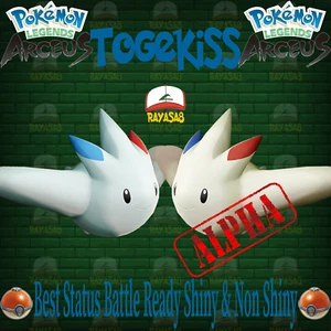 Togekiss Shiny 6iv Alpha Non Shiny Best Stats Pokemon Legends Arceus - Picture 1 of 4