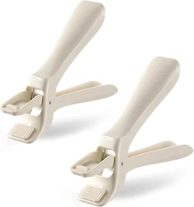 Hot Plate Gripper Clips Holder Tongs for Moving Hot Plate Bowls Pan 2 Pack - Picture 1 of 11