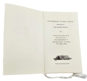 1997 Clinton White House Visit President Chile Program - Yo-Yo Ma - Picture 1 of 2