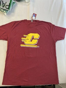 Central Michigan Chippewas Herren T-Shirt - weinrot - 2X Large - neu mit Etikett - Bild 1 von 3
