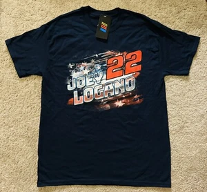 Joey Logano patriotisches T-Shirt - GRÖSSE: MEDIUM - NEU MIT ETIKETT - Bild 1 von 3