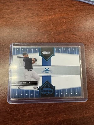 2005 Donruss Champions - Blue Impressions #340 Vernon Wells /100 - Image 1 of 2