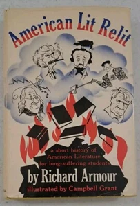 VINTAGE HCDJ First Edition 1964-American Lit Relit-Richard Armor-Campbell Grant - Bild 1 von 19