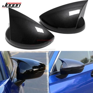 Par de tapas para espejo retrovisor ala Honda 2022 11th Civic aspecto fibra de carbono - Imagen 1 de 7