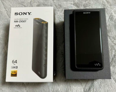 SONY WALKMAN NW-ZX507 64GB Hi-Res ZX Series Audio Player Black Silver tested - Image 1 of 4