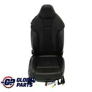 Audi A3 S3 8V Cabrio 3 Door Sport Seat Front Right O/S Heated Leather Black - Picture 1 of 19