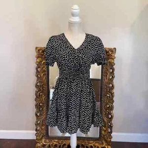SHEIN Black Floral Dress Ladies Size M - Picture 1 of 6