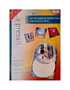 Portefeuilles CD 25 PressIt (blanc) - Photo 1/2