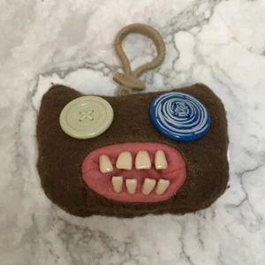 Fuggler Funny Ugly Monster Teeth Collectible Plush Backpack Clip On Brown II - Picture 1 of 5