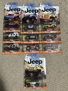 2014 Mattel Matchbox Jeep Serie Komplettset 10er ungeöffnet - Bild 1 von 12