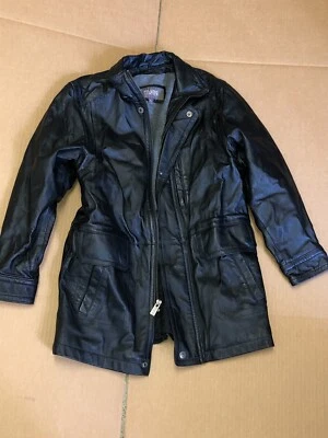 WILSON LEATHER KIDS SIZE XL LEATHER JACKET BLACK - Image 1 of 4