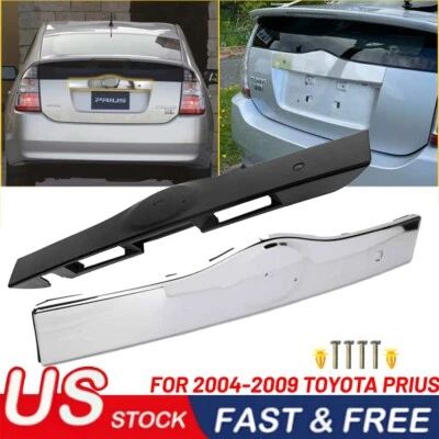 Manija de puerta trasera cromada/negra para Toyota Prius 2004-09 Foto 1 de 4