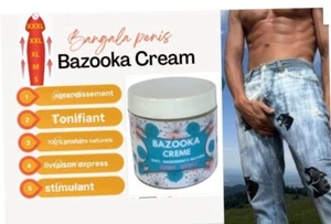 BAZOOKA CREAM / OIL 35 x PLUS DOSÉ - GROSSIR ET ALLONGEMENT DU PENIS 250 G - Picture 1 of 2