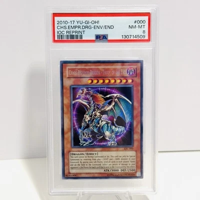 2010-17 Yu-Gi-Oh! Chaos Emperor Dragon -Envoy of the End #000 NM-MT PSA Graded 8 - Image 1 of 2