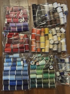 Lot of 190 Spools Of Sewing Thread - Picture 1 of 8