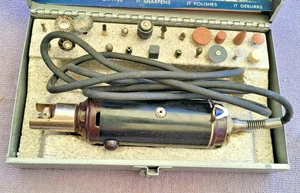 Vintage Dremel Moto-Tool Model 2 Kit No. 222 w/ Case, Accessories & Booklet 1950 - Picture 1 of 14