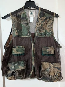 Northwest Territory Hunting Vest w Game Bag Pouch Camouflage Men’s XL Mossy Oak - Picture 1 of 4