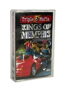 TRIPLE SIX MAFIA Kings Of Memphis Underground Volume 3 /500 Silver Cassette Tape - Imagen 1 de 5