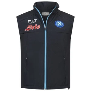 GILET SMANICATO UOMO NAPOLI EA7 EMPORIO ARMANI EASSCN23RU11 BLU ORIGINALE BLU - Picture 1 of 4