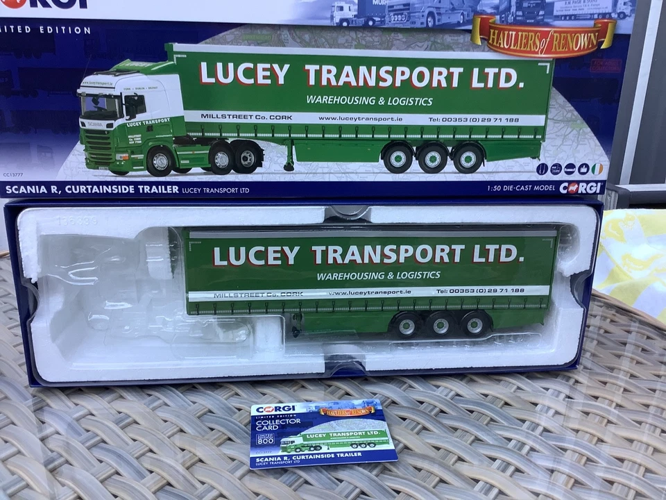 CORGI MODELO 1:50 - REMOLQUE LUCEY lado cortina con CAJA, sin cabina Foto 1 de 1