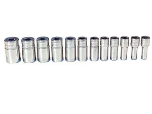 Snap On 112TMMSY 12 Piece 1/4" Drive 6Pt Semi Deep Metric Socket Set LIKE NEW - Picture 1 of 9