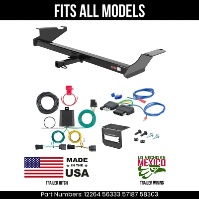 Enganche de remolque para Chrysler Town & Country 08-10 + cableado de 5 pines apto para todos los modelos Curt Foto 1 de 4