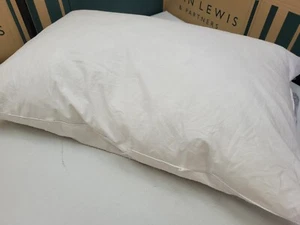 John Lewis Natural Duck Feather Pillow, Soft/Medium - Picture 1 of 7