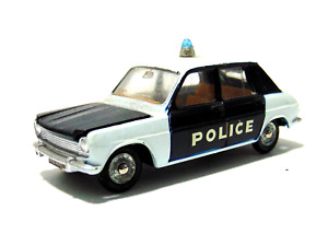 ORIGINAL 1960s DINKY TOYS SIMCA 1100 POLICE CAR MECANNO SA MADE IN SPAIN NR MINT