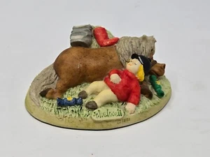 Thelwell Girl & Pony Figur Chiltern Collection Mint Night Before Christmas T26 - Bild 1 von 3