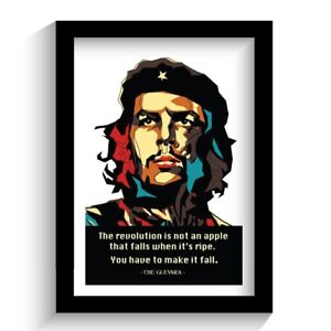 CHE GUEVARA QUOTE | FRAMED WALL ART PRINT POSTER!