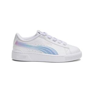 Puma Vikky V3 Twinkle Lace Up Youth Girls White Sneakers Casual Shoes 38543801