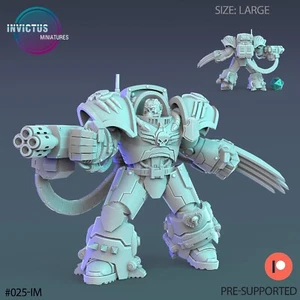 Skeleton Squad Leader B | Invictus Miniatures | RPG Wargaming 3D Printed Soldier - Picture 1 of 1