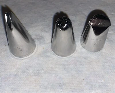 36 piezas WILTON Tubería Decoración de Pasteles Puntas de Acero Inoxidable 2F 113 402 12 de cada una Foto 1 de 4