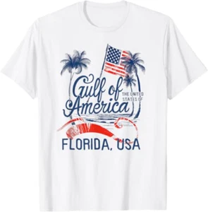 Florida Gulf Coast of America Funny Donald Trump USA Patriot T-Shirt - Picture 1 of 4